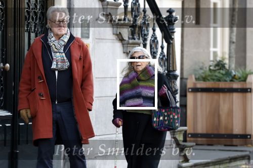 Amsterdam 30 november 2023
Jeroen Krabben en zijn vrouw Herma Krabbe in hun biro onderweg naar het Waldorf Astoria Hotel.