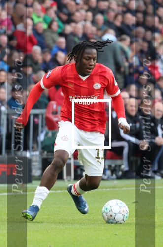 Eindhoven, 12 November 2023
Kompetitiewedstrijd PSV-PEC Zwolle, eindstand 4-0
Johan Bakayoko