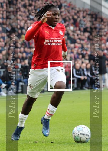 Eindhoven, 12 November 2023
Kompetitiewedstrijd PSV-PEC Zwolle, eindstand 4-0
Johan Bakayoko