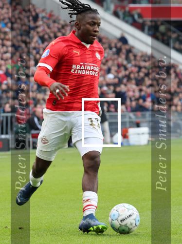 Eindhoven, 12 November 2023
Kompetitiewedstrijd PSV-PEC Zwolle, eindstand 4-0
Johan Bakayoko