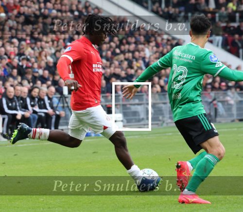 Eindhoven, 12 November 2023
Kompetitiewedstrijd PSV-PEC Zwolle, eindstand 4-0
Johan Bakayoko