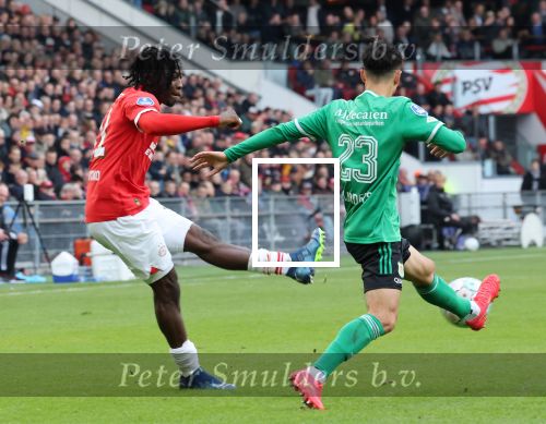Eindhoven, 12 November 2023
Kompetitiewedstrijd PSV-PEC Zwolle, eindstand 4-0
Johan Bakayoko