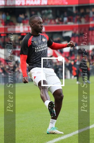 Eindhoven, 12 November 2023
Kompetitiewedstrijd PSV-PEC Zwolle, eindstand 4-0
Jordan Teze