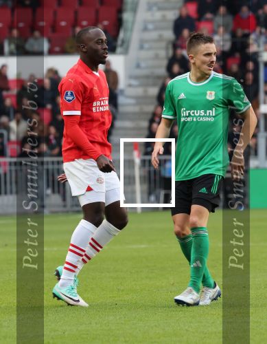Eindhoven, 12 November 2023
Kompetitiewedstrijd PSV-PEC Zwolle, eindstand 4-0
Jordan Teze