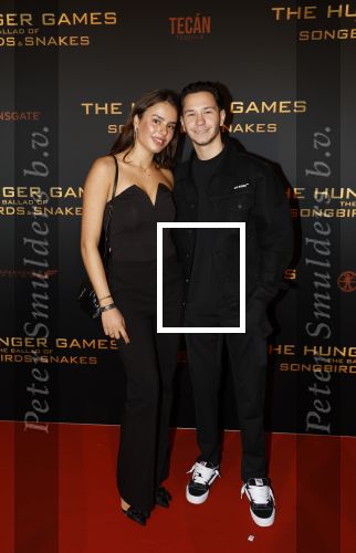 Amsterdam 14 november 2023
Premiere the hungar games . Joshua Leroy met zijn vriendin