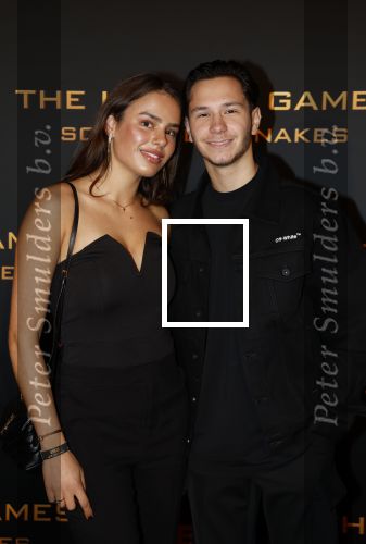 Amsterdam 14 november 2023
Premiere the hungar games . Joshua Leroy met zijn vriendin