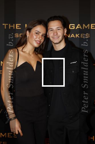 Amsterdam 14 november 2023
Premiere the hungar games . Joshua Leroy met zijn vriendin