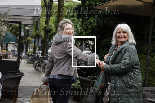Amsterdam 11 mei 2023
Lauren Verster met haar moeder in Amsterdam zuid.