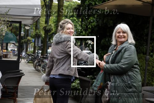 Amsterdam 11 mei 2023
Lauren Verster met haar moeder in Amsterdam zuid.