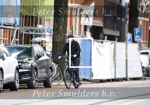 Amsterdam 4 novemnber 2023
Leco v Zadelhoff op de fiets in Amsterdam zuid