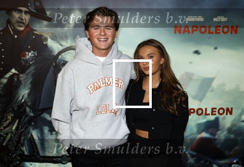 Amsterdam 21 november 2023
Premiere Napoleon in Pathe Arena. Matheu Hinzen met vriendin