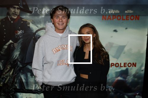Amsterdam 21 november 2023
Premiere Napoleon in Pathe Arena. Matheu Hinzen met vriendin