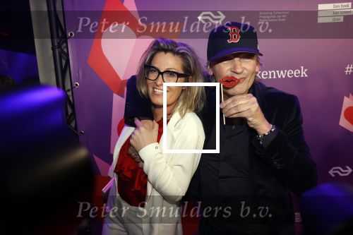Amsterdam 8 april 2022
Boekenbal is dit jaar in de escape.
Matthijs v Nieuwkerk met zijn vriendin Martha Riemsma