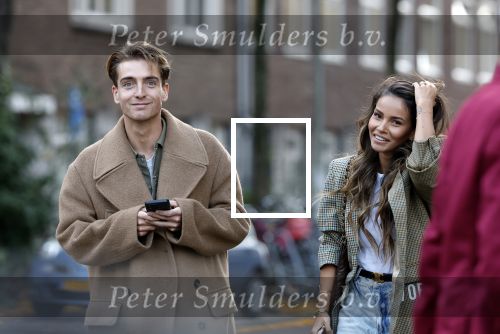Amsterdam 23 november 2023
Monica Geuze en Robbert Rodenburg op straat in Amsterdam zuid