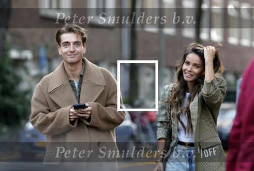 Amsterdam 23 november 2023
Monica Geuze en Robbert Rodenburg op straat in Amsterdam zuid