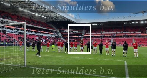 Eindhoven, 12 November 2023
Kompetitiewedstrijd PSV-PEC Zwolle, eindstand 4-0
PSV Selektie dank publiek na afloop wedstrijd