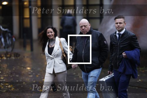 Utrecht 13 november 2023
Rechtszaak Wendy v Hout tegen haar expartner Joey S. Wendy kwam samen met partenre Peter Gillis naar de rechtbank in Utrecht .