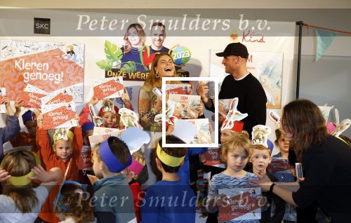 Hilversum 3 november 2023
Presentatie van de nieuwe prenten boeken met Prinses Eloise en Giel de Winter .
