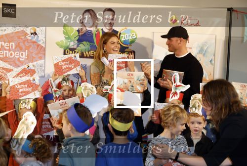 Hilversum 3 november 2023
Presentatie van de nieuwe prenten boeken met Prinses Eloise en Giel de Winter .
