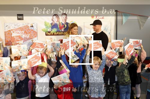 Hilversum 3 november 2023
Presentatie van de nieuwe prenten boeken met Prinses Eloise en Giel de Winter .