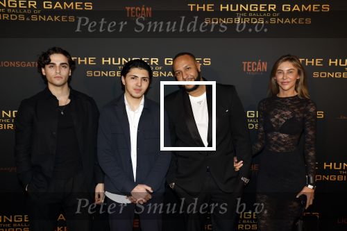 Amsterdam 14 november 2023
Premiere the hungar games . Rachid Comedian met partner