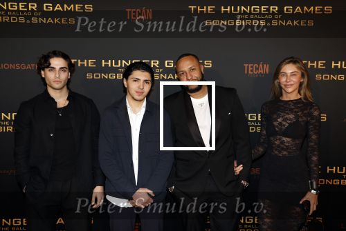 Amsterdam 14 november 2023
Premiere the hungar games . Rachid Comedian met partner