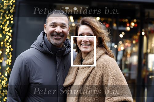 Amsterdam 23 november 2023
Ruud Gulliot en zijn vriendin Karin de Rooij  op straat in Amsterdam zuid