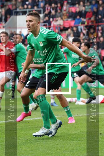 Eindhoven, 12 November 2023
Kompetitiewedstrijd PSV-PEC Zwolle, eindstand 4-0
Ryan Thomas spelend voor PEC