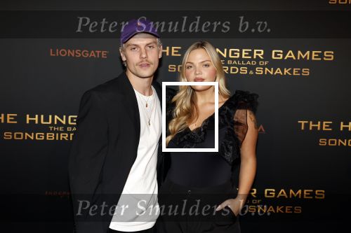 Amsterdam 14 november 2023
Premiere the hungar games . Sacha Harland en Isadee Jansen