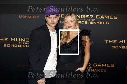 Amsterdam 14 november 2023
Premiere the hungar games . Sacha Harland en Isadee Jansen