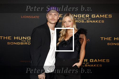 Amsterdam 14 november 2023
Premiere the hungar games . Sacha Harland en Isadee Jansen