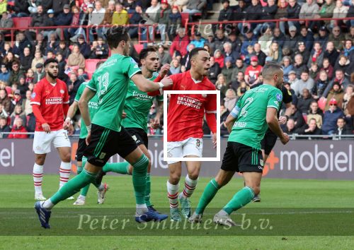 Eindhoven, 12 November 2023
Kompetitiewedstrijd PSV-PEC Zwolle, eindstand 4-0
Sergino Dest