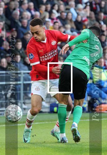 Eindhoven, 12 November 2023
Kompetitiewedstrijd PSV-PEC Zwolle, eindstand 4-0
Sergino Dest