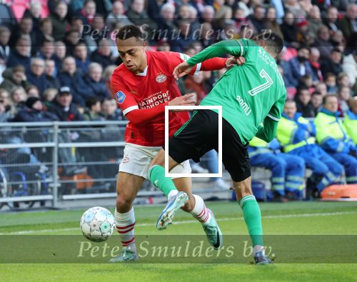 Eindhoven, 12 November 2023
Kompetitiewedstrijd PSV-PEC Zwolle, eindstand 4-0
Sergino Dest