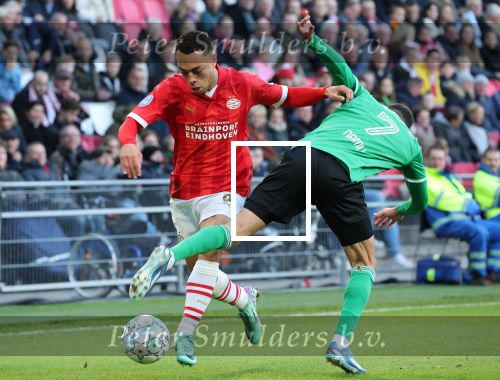 Eindhoven, 12 November 2023
Kompetitiewedstrijd PSV-PEC Zwolle, eindstand 4-0
Sergino Dest