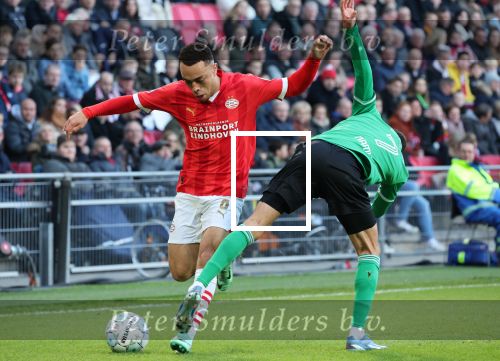 Eindhoven, 12 November 2023
Kompetitiewedstrijd PSV-PEC Zwolle, eindstand 4-0
Sergino Dest
