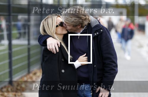 Amsterdam 11 november 2023
Damian v d Vaart in Ajax O18 tegen fc Den Haag op de toekomst. Zijn moeder Sylvie Meis en vriend Wim Beelen zijn aanwezig.