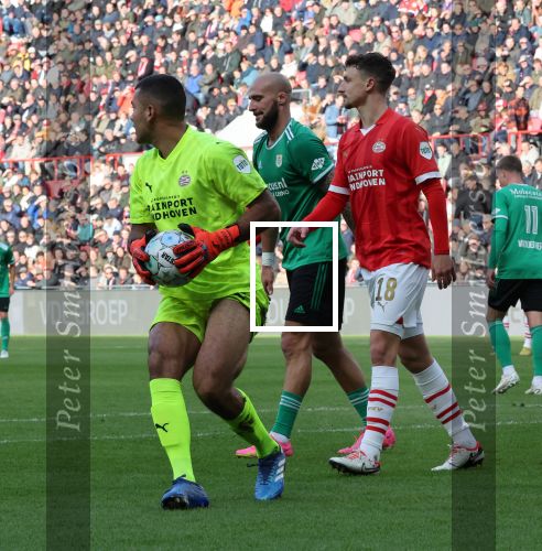 Eindhoven, 12 November 2023
Kompetitiewedstrijd PSV-PEC Zwolle, eindstand 4-0
Walter Benitez en Olivier Boscagli