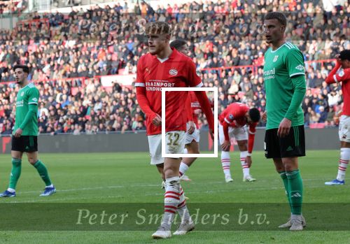 Eindhoven, 12 November 2023
Kompetitiewedstrijd PSV-PEC Zwolle, eindstand 4-0
Yorbe Vertessen