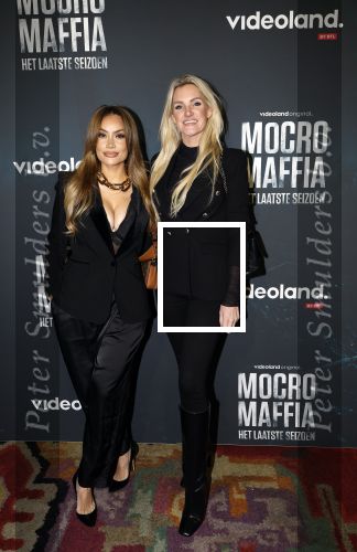 Amsterdam 5 november 2024
Premiere Videoland van  Mocro mafia in Tuschinski. Angela v d Brink en Mifa Rosa