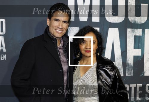 Amsterdam 5 november 2024
Premiere Videoland van  Mocro mafia in Tuschinski. Antonio de Lima en Martha Villada Marquez