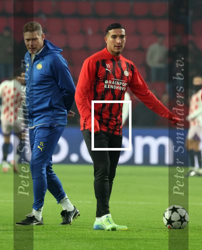 Eindhoven, 5 November 2024
Europacup 1 PSV-Girona, eindstand 4-0
Couhaib Driouech en Theo Lucius