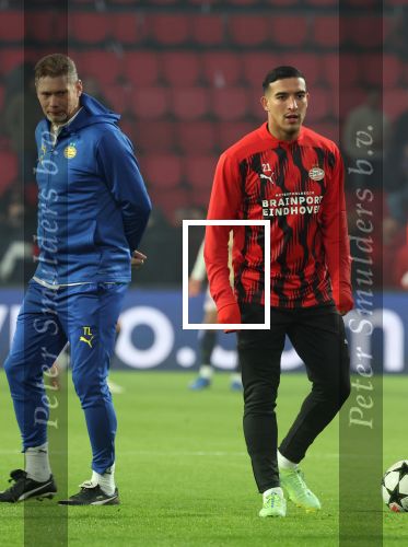 Eindhoven, 5 November 2024
Europacup 1 PSV-Girona, eindstand 4-0
Couhaib Driouech en Theo Lucius