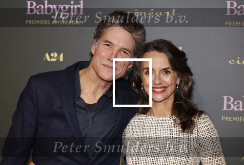 Amsterdam 25 november 2024
Premiere Babygirl in Tuschinski . Halina Reijn is de producente. Daniel Boissevain met zijn vrouw Vanessa Henneman