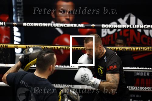 Hoofddorp 25 november 2024
Training Boxing influencers met oa Dave Roelvink Bravo Mark Schaaf  Geraldo Holzken Niek Holzken Roy  Meyer Goudtje Oussama Ahammoud Boer Ayoub en Sem v Dijk . Monica Geuze en Kaj Gorgels presenteren het .