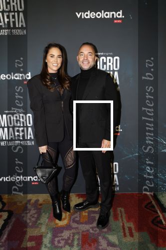 Amsterdam 5 november 2024
Premiere Videoland van  Mocro mafia in Tuschinski. Demy de Zeeuw met zijn vrouw Danielle