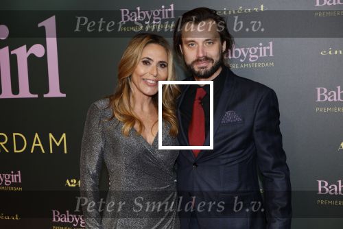 Amsterdam 25 november 2024
Premiere Babygirl in Tuschinski . Halina Reijn is de producente. Heleen v Royen en partner Bart Meeldijk