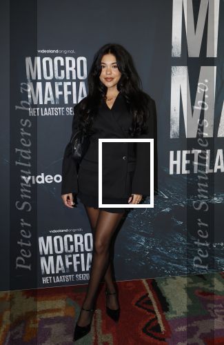 Amsterdam 5 november 2024
Premiere Videoland van  Mocro mafia in Tuschinski. Imaani Noelle v d Groen