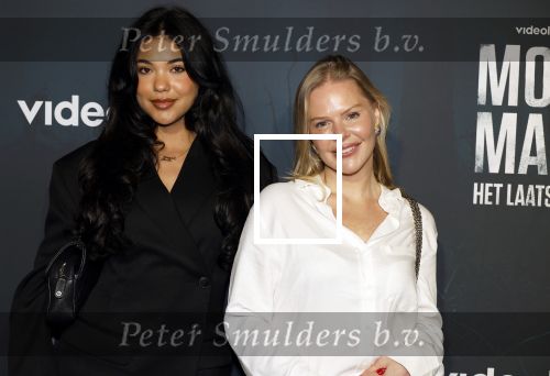 Amsterdam 5 november 2024
Premiere Videoland van  Mocro mafia in Tuschinski.
 Imaani Noelle v d Groen en Kelly Mexy