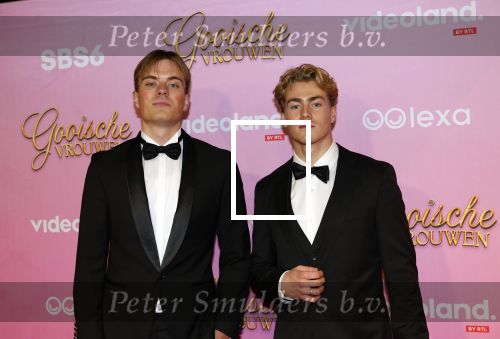 Amsterdam 22 oktober 2024
Premiere Gooische vrouwen in het DeLaMar theater.  Ingmar v d Broek met een vriend